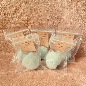 Lavender bath bombs